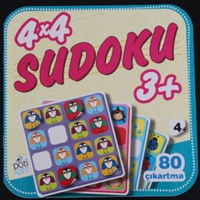 +3 Yaş 4x4 Sudoku-Dikkat Atolyesi Yayınları