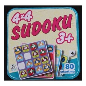 +3 Yaş 4x4 Sudoku-Dikkat Atolyesi Yayınları