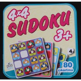 +3 Yaş 4x4 Sudoku-Dikkat Atolyesi Yayınları