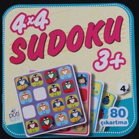 +3 Yaş 4x4 Sudoku-Dikkat Atolyesi Yayınları