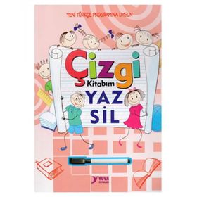 +3 Yaş Çizgi Kitabım Yaz Sil-Yuva Yayınları