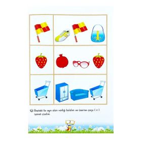 +3 Yaş Dikkat Ve Görsel Algılama Kitabı-Beyaz Pusula Yayınları