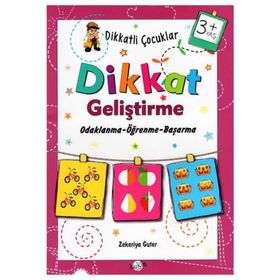 +3 Yaş Dikkatli Çocuklar Dikkat Geliştirme-Kukla Yayınları