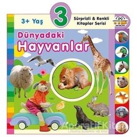 3+ Yaş Dünyadaki Hayvanlar - Sürprizli ve Renkli Kitaplar Serisi - 0-6 Yaş Yayınları