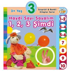 3+ Yaş Haydi Sayı Sayalım - Sürprizli ve Renkli Kitaplar Serisi - 0-6 Yaş Yayınları