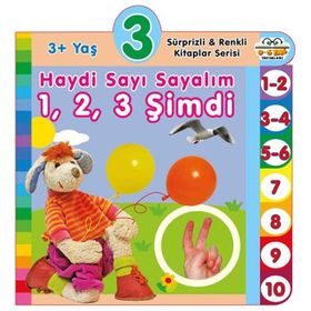 3+ Yaş Haydi Sayı Sayalım - Sürprizli ve Renkli Kitaplar Serisi - 0-6 Yaş Yayınları