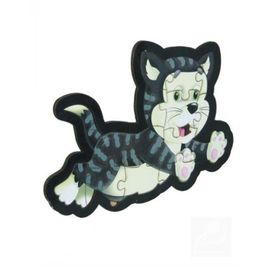 +3 Yaş Kedi Ahşap Puzzle-Parıltı Yayınları