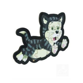 +3 Yaş Kedi Ahşap Puzzle-Parıltı Yayınları