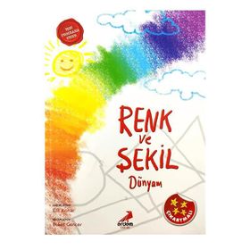 +3 Yaş Renk Ve Şekil Dünyam Kitabı Erdem Yayınları