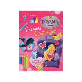 +3 Yaş Sihirli Prensesler Rapunzel Boyama-Parıltı Yayınları