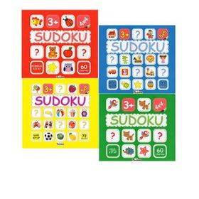 +3 Yaş Sudoku 4’lü Set - Teleskop Popüler Bilim Yayınları