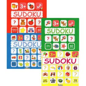 +3 Yaş Sudoku 4’lü Set - Teleskop Popüler Bilim Yayınları