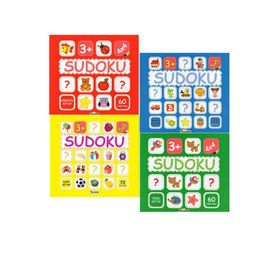 +3 Yaş Sudoku 4’lü Set - Teleskop Popüler Bilim Yayınları