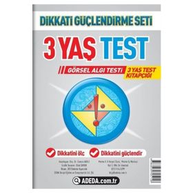 3 Yaş Test Görsel Algı Seti - 3 Yaş Test Kitapçığı - Doç. Dr. Osman Abalı