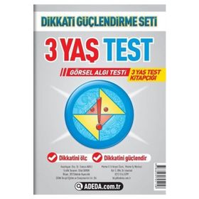 3 Yaş Test Görsel Algı Seti - 3 Yaş Test Kitapçığı - Doç. Dr. Osman Abalı