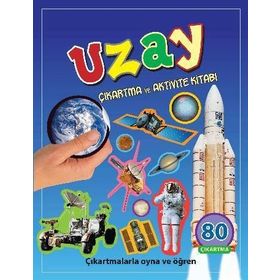 +3 Yaş Uzay Çıkartma Ve Aktivite Kitabı-Parıltı Yayınları