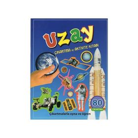 +3 Yaş Uzay Çıkartma Ve Aktivite Kitabı-Parıltı Yayınları