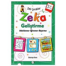 +3 Yaş Zeki Çocuklar Zeka Geliştirme-Kukla Yayınları