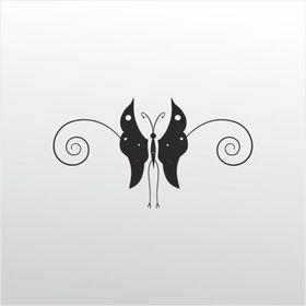 30 cm Arı Kelebek Folyo Sticker