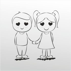 30 cm Aşk Folyo Sticker