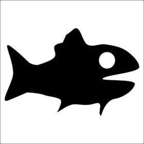 30 cm Balık Folyo Sticker