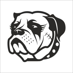 30 cm Buldok Köpek Folyo Sticker