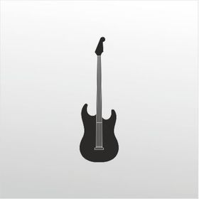 30 cm Elektro Gitar Folyo Sticker