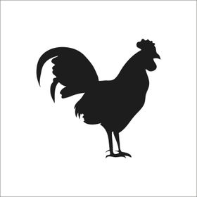30 cm Horoz Folyo Sticker
