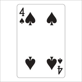 30 cm İskambil Kağıdı Folyo Sticker