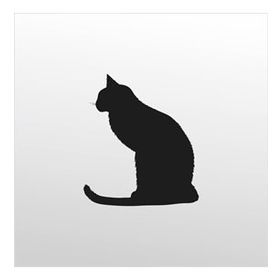30 cm Kedi Folyo Sticker