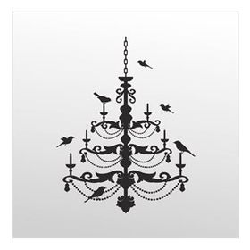 30 cm Kuş Deseni Folyo Sticker