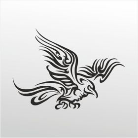 30 cm Kuş Deseni Folyo Sticker