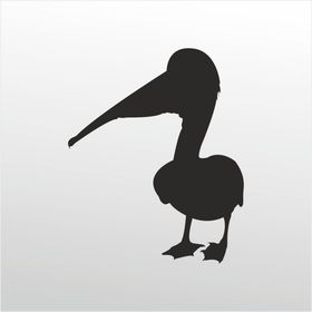 30 cm Pelikan Folyo Sticker