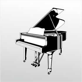 30 cm Piyano Folyo Sticker