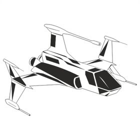 30 cm Uçak Folyo Sticker