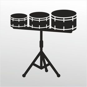 30 cm Üçlü Tumba Folyo Sticker