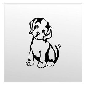 30 cm Yavru Köpek Folyo Sticker