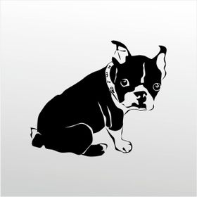 30 cm Yavru Köpek Folyo Sticker