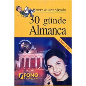 30 Günde Almanca - 1 Kitap 2 CD - Fono Yayınları