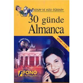 30 Günde Almanca - 1 Kitap 2 CD - Fono Yayınları