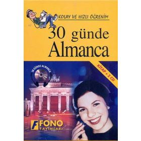 30 Günde Almanca - 1 Kitap 2 CD - Fono Yayınları