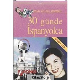 30 GÜNDE İSPANYOLCA KITAP+4 CD - KOMISYON