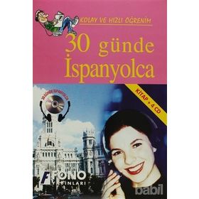 30 GÜNDE İSPANYOLCA KITAP+4 CD - KOMISYON