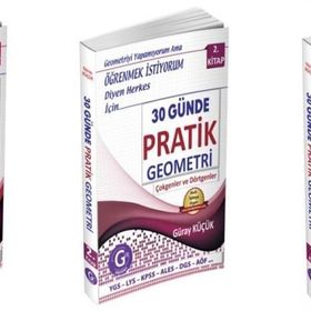 30 Günde Pratik Geometri Seti Gür Yayınları -3 Kitap