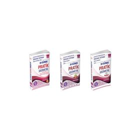 30 Günde Pratik Geometri Seti Gür Yayınları -3 Kitap