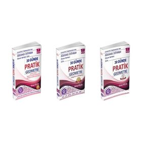 30 Günde Pratik Geometri Seti Gür Yayınları -3 Kitap