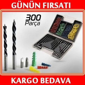 300 Parça Dübel ve Matkap Ucu Seti