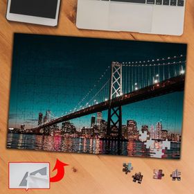301 Deniz Şehir Köprüsü Akşam 240 Parça Puzzle Yapboz Tablo