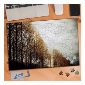 301 Sıra Ağaçlar Doğa Manzarası 240 Parça Puzzle Yapboz Tablo