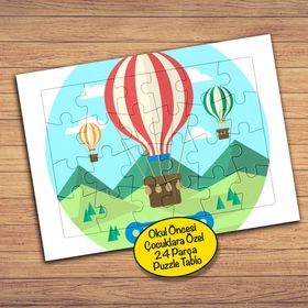 301PZ Hava Balonu Gezisi Çocuklara Özel Puzzle Yapboz Tablo